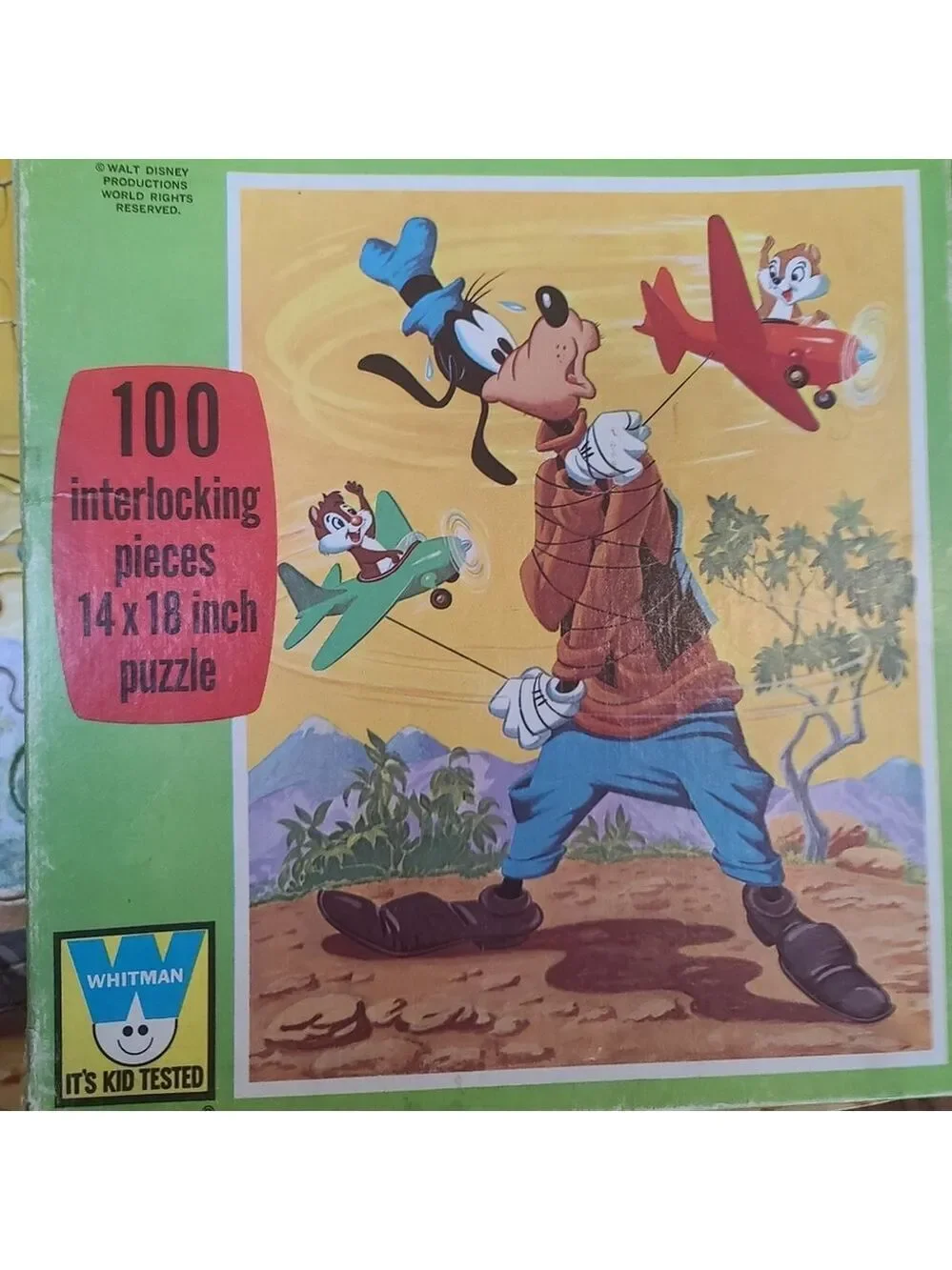 Vintage Disney Puzzles: Mickey, Goofy & Pluto 100 pcs